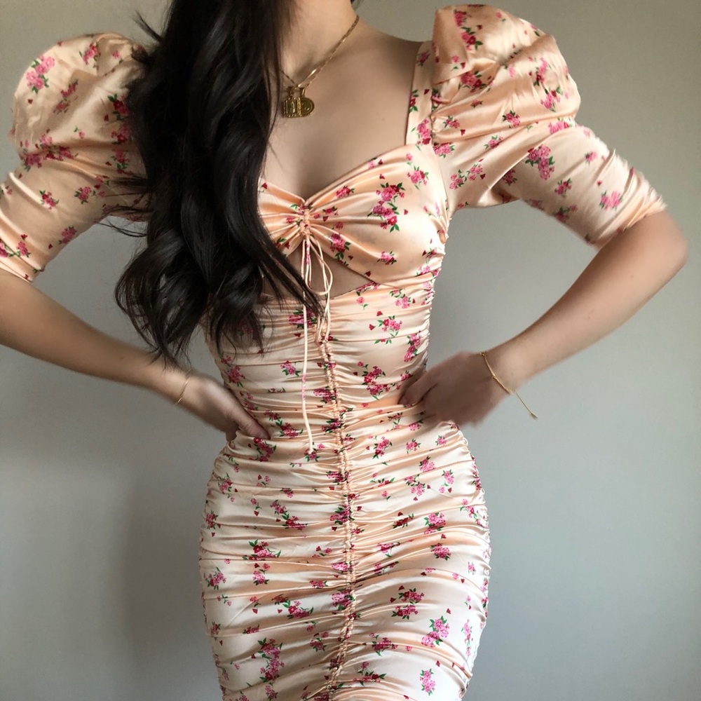 For love and lemons floral midi dress